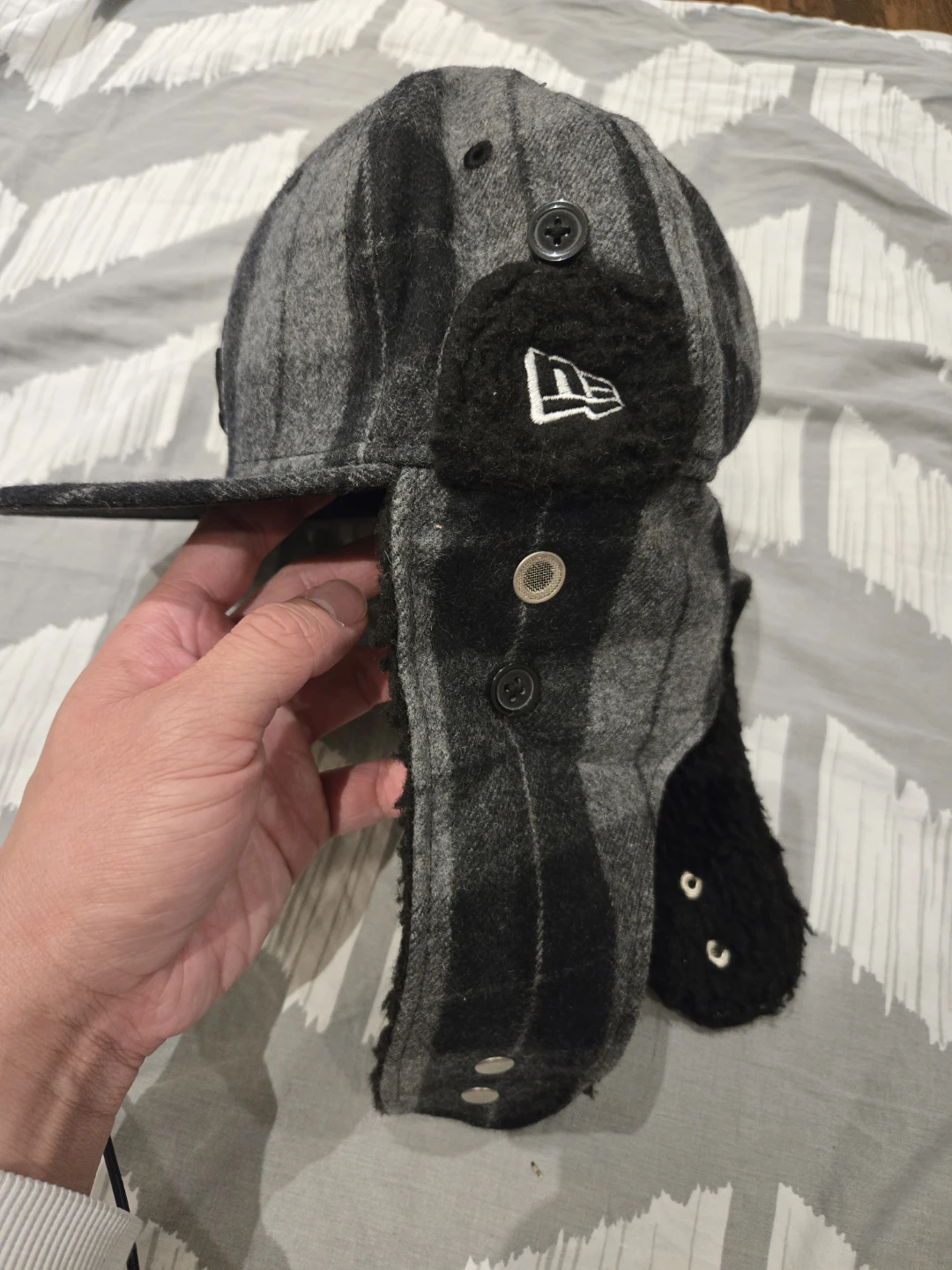 New Era 59FIFTY LA Dodgers Trapper Hat Size 7 - photo 3