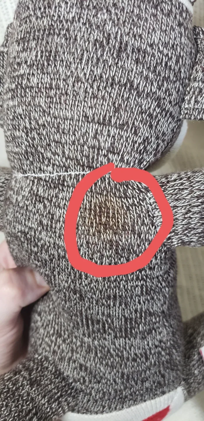 Sock Monkey Stuffed Animals - 1 Medium and 1 Small image indicator(5)