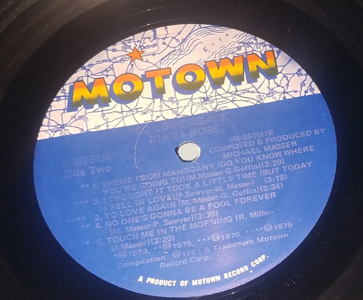 Diana Ross To Love Again VG + Vinyl LP 1981 Motown Records image indicator(6)