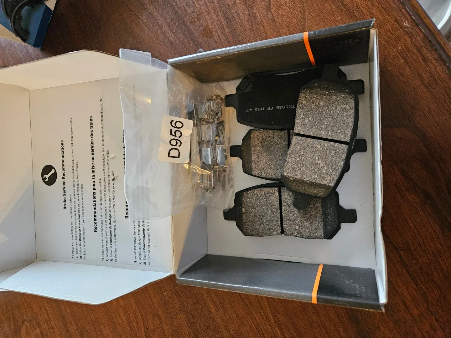 MAX Advanced Brakes CDM0956 Carbon Ceramic Disc Brake Pads image indicator(3)