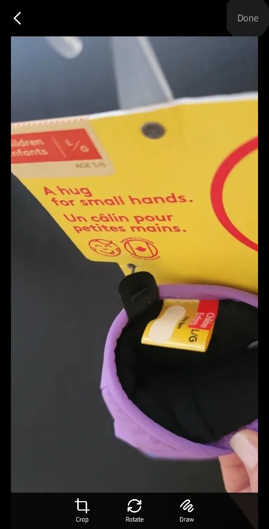 New KOMBI Children's Mittens, Size L/G (5/6) image indicator(2)