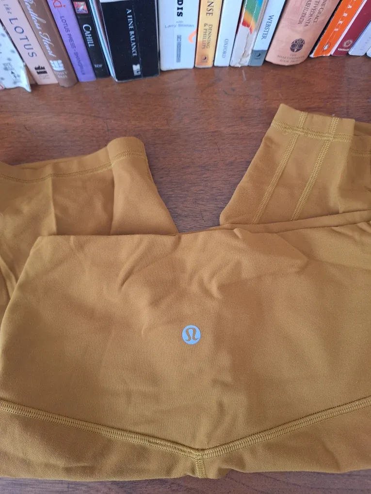 Lululemon Align Leggings, Size 4, Gold