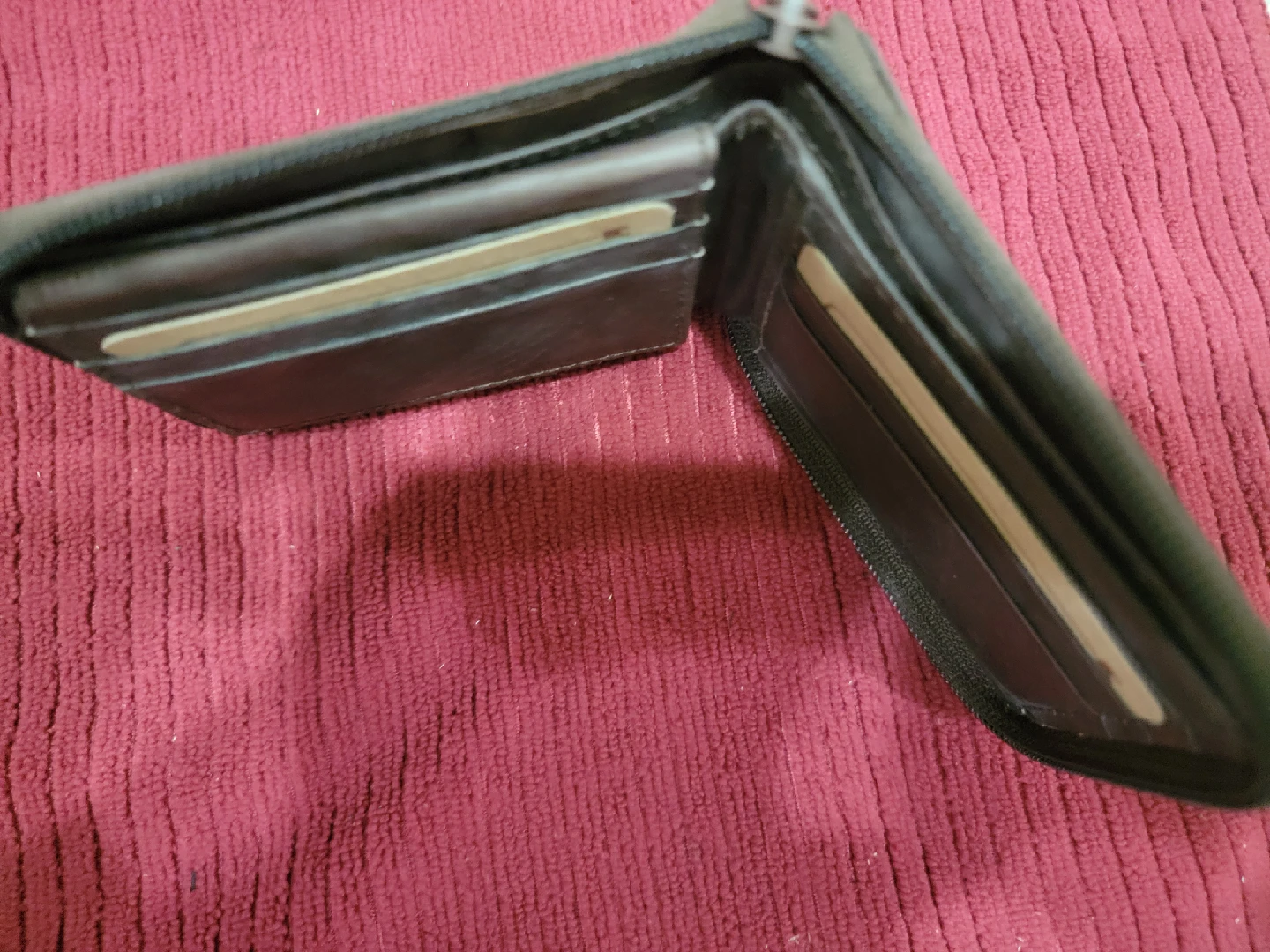 Brown Leather Zip Around Wallet - photo 4