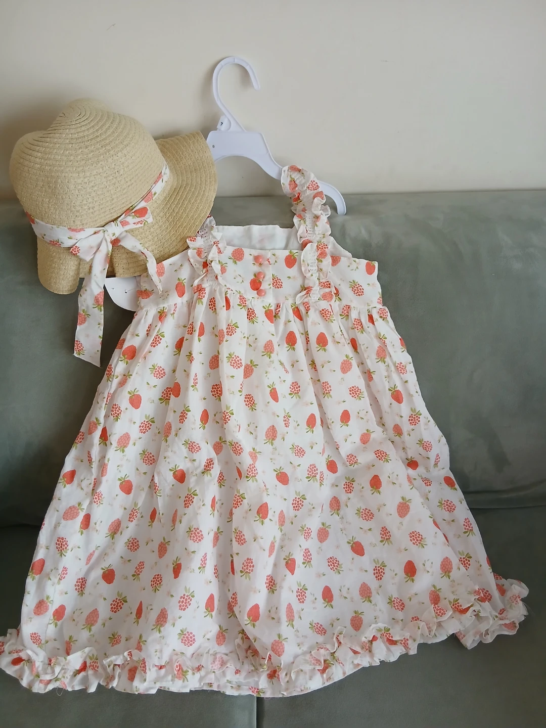 Strawberry Dress & Hat Set - New with Tags - photo 5