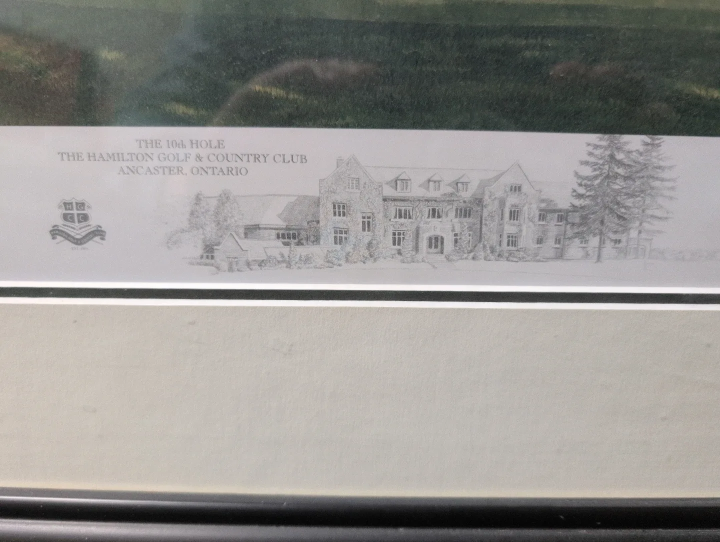 Framed - Hamilton Golf + Country club, The 10th hole. image indicator(2)