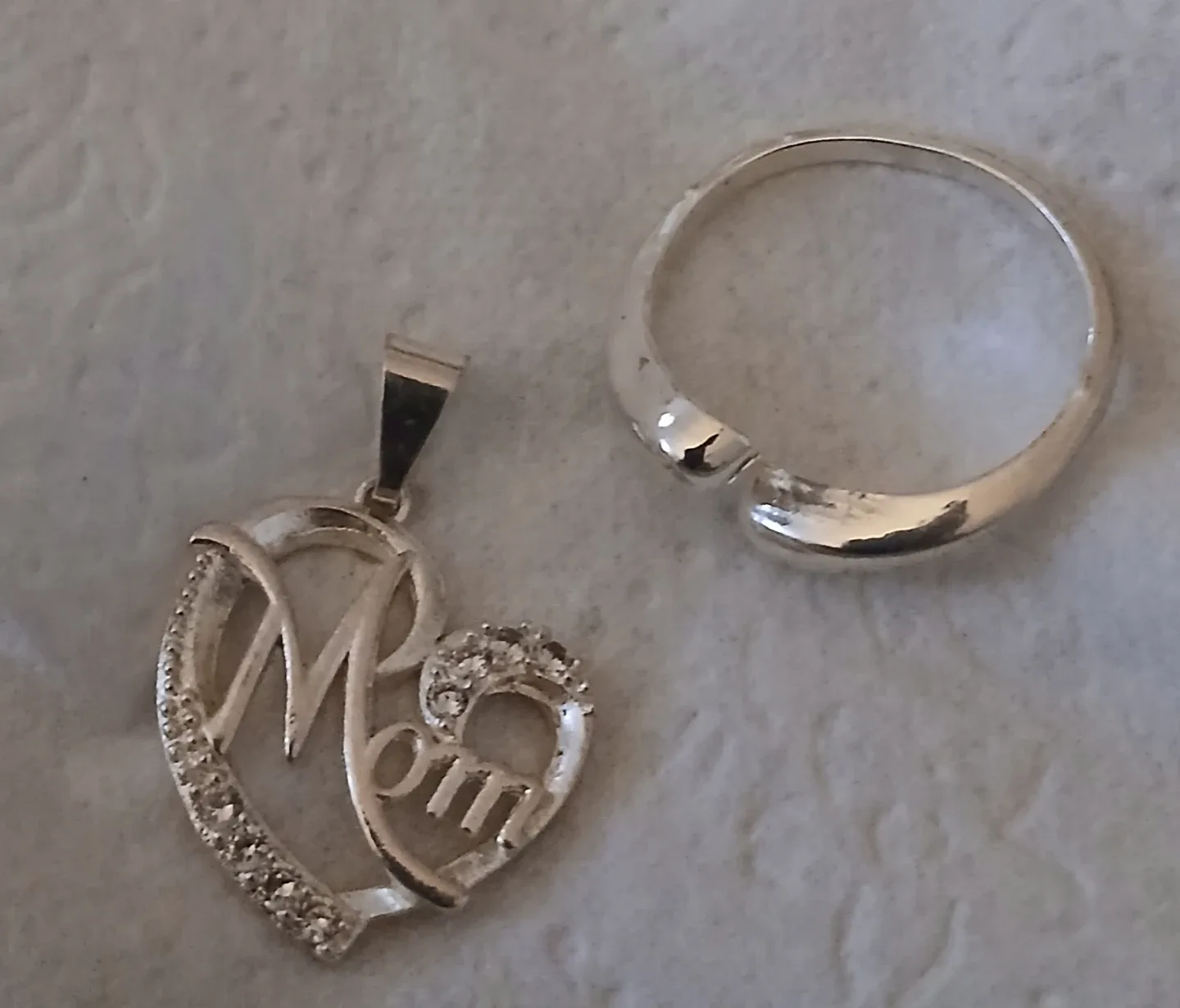 Silver Ring and Pendant