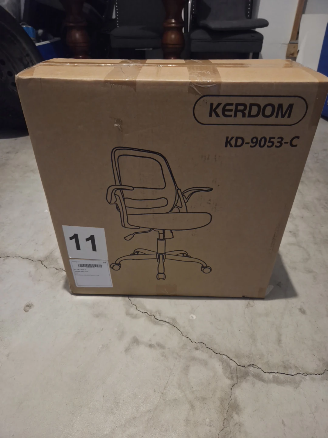 KERDOM KD-9053-C White Office Chair - New in Box