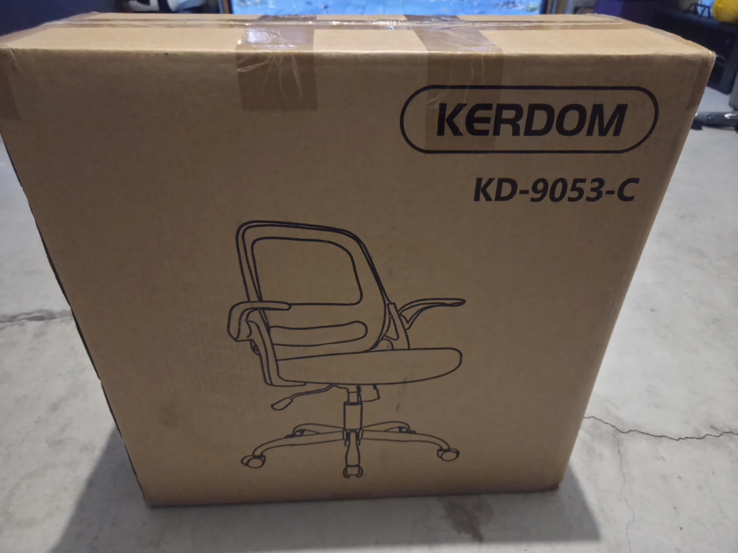 KERDOM KD-9053-C White Office Chair - New in Box - photo 2