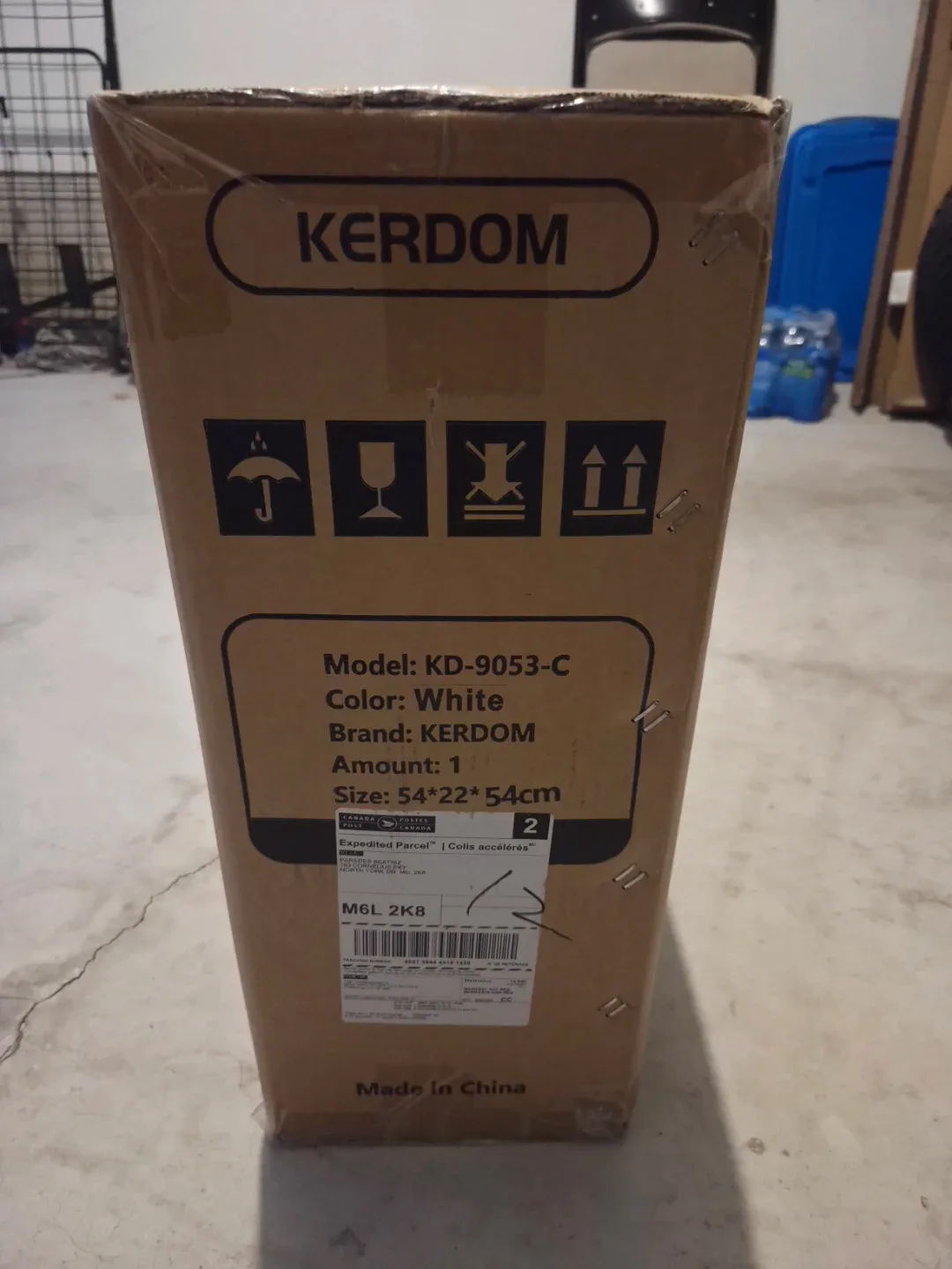 KERDOM KD-9053-C White Office Chair - New in Box image indicator(3)