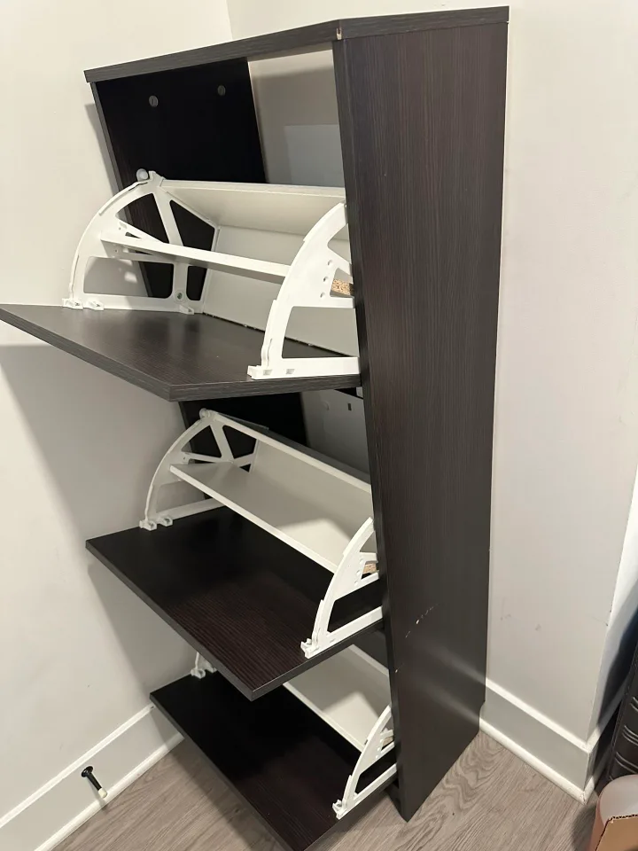 IKEA Shoe Cabinet - Dark Brown