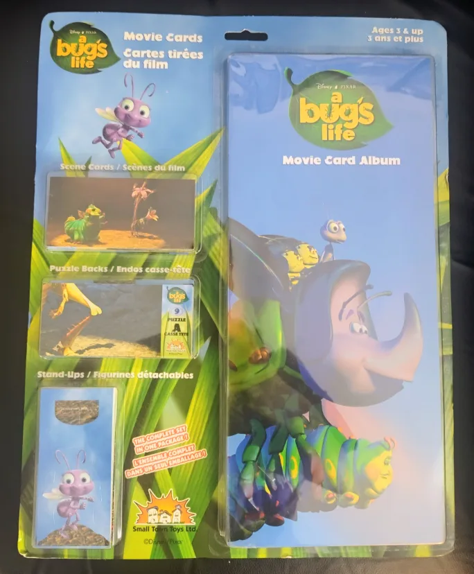 1999 A Bug's Life Movie Complete 60 Card Set + Album Disney