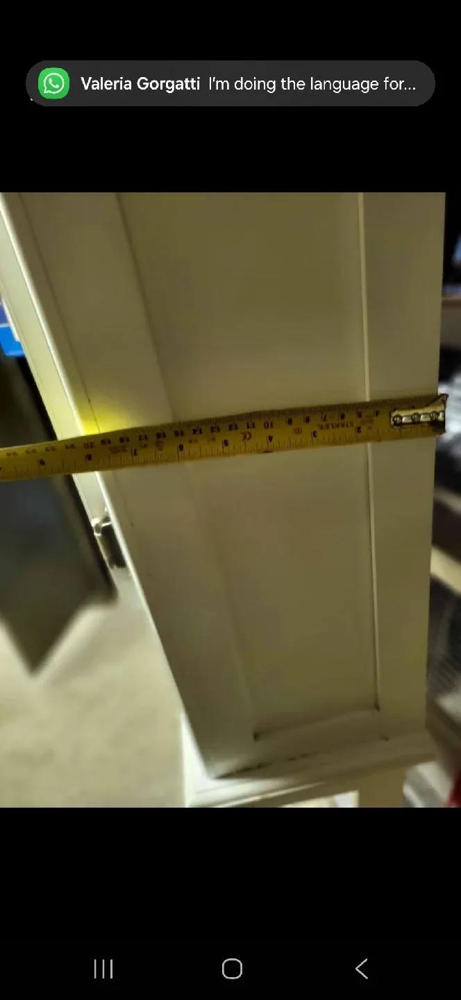 Over the toilet White Cabinet image indicator(4)