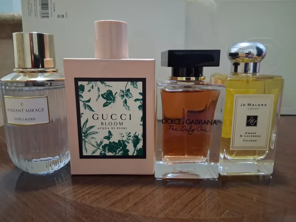 Gucci,radiant mirage jo malone and dolce and gabbaba. image indicator(4)