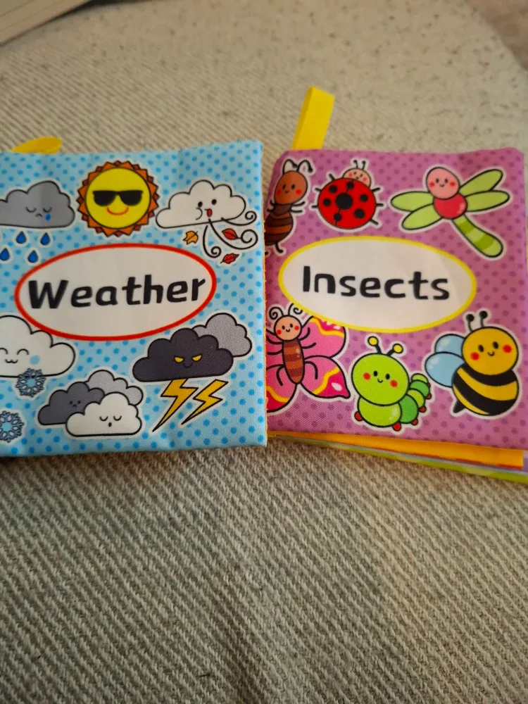 Soft Baby Books - Weather & Insects