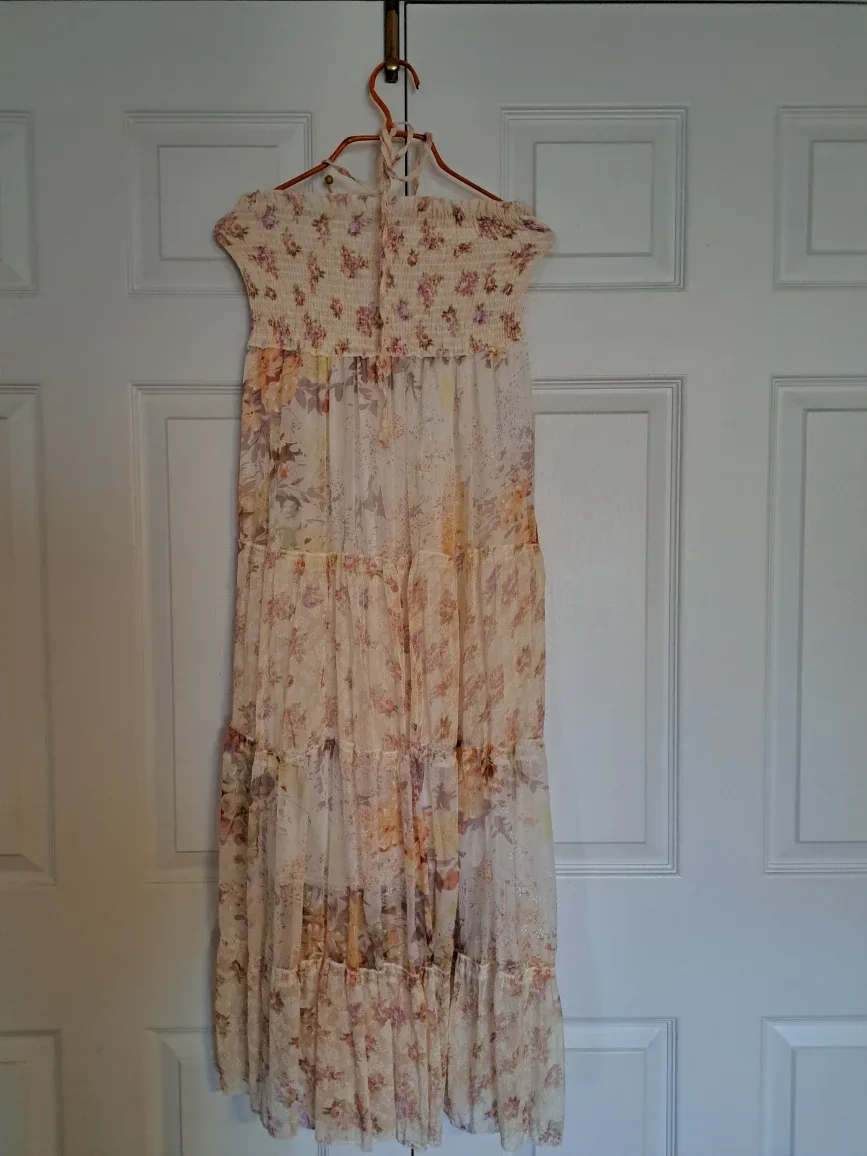 Floral Maxi Dress - Size Small