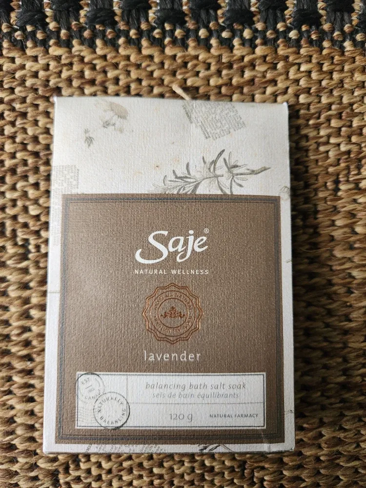 Saje Lavender Balancing Bath Salt Soak - 120g