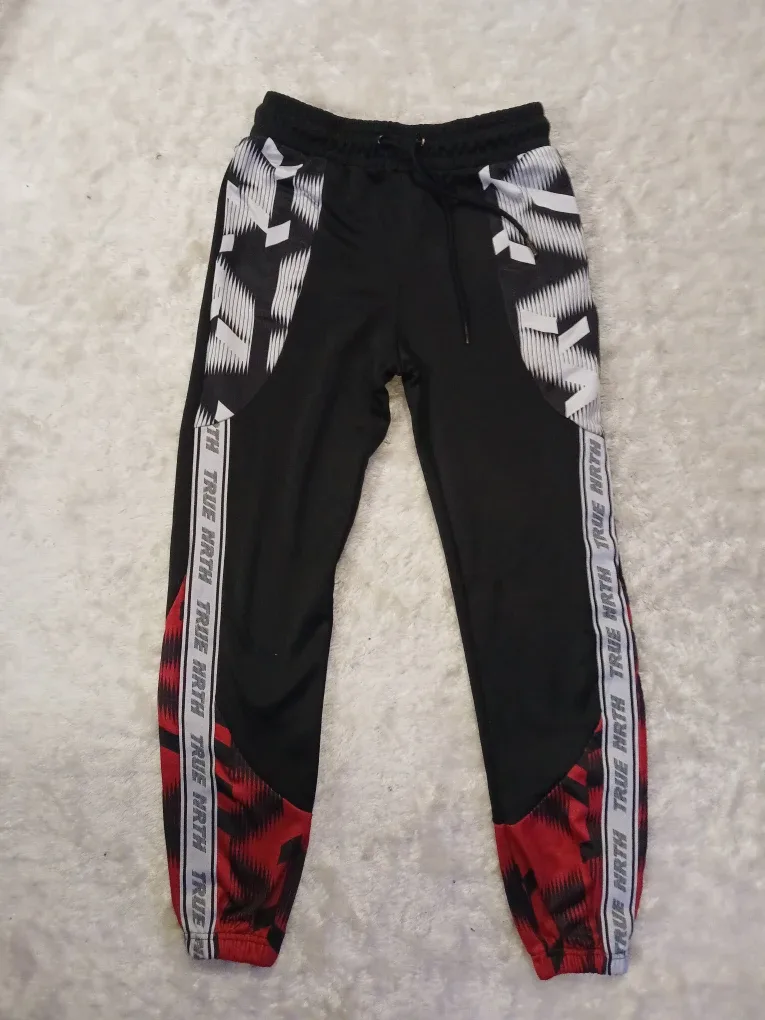 True Noth Black/Red Joggers