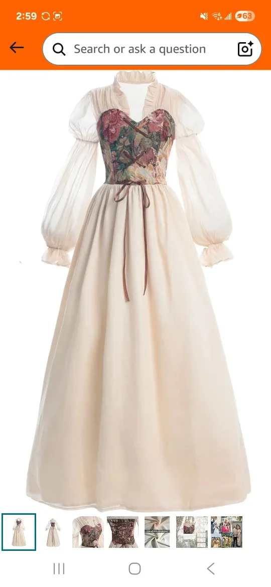 Floral Corset Puff Sleeve Maxi Dress