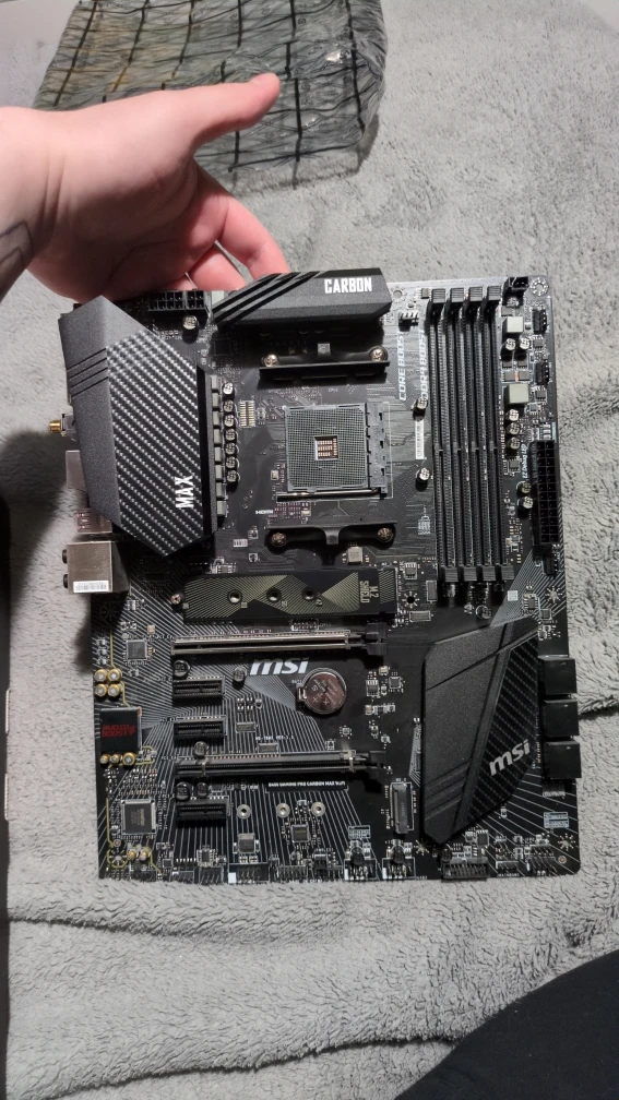 msi b450 gaming pro carbon max wifi desktop motherboard