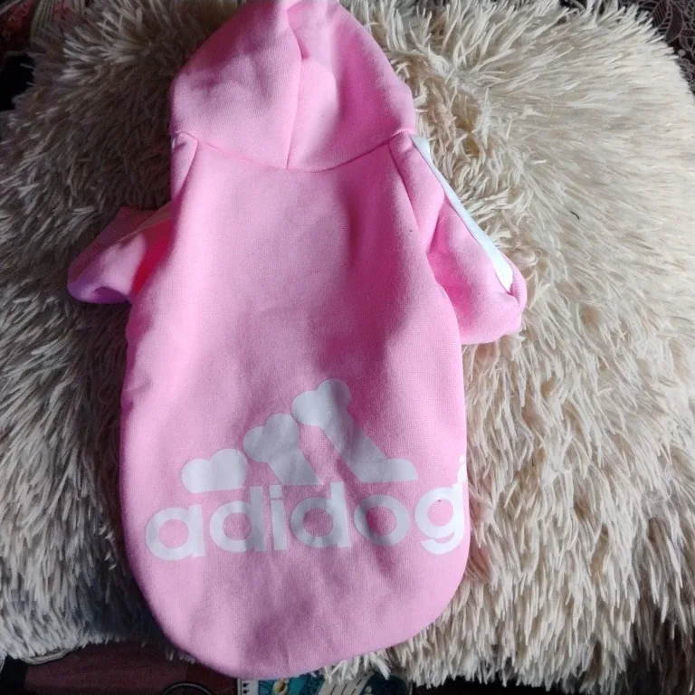 Adidog Pink Pet Hoodie - Size Small image indicator(2)
