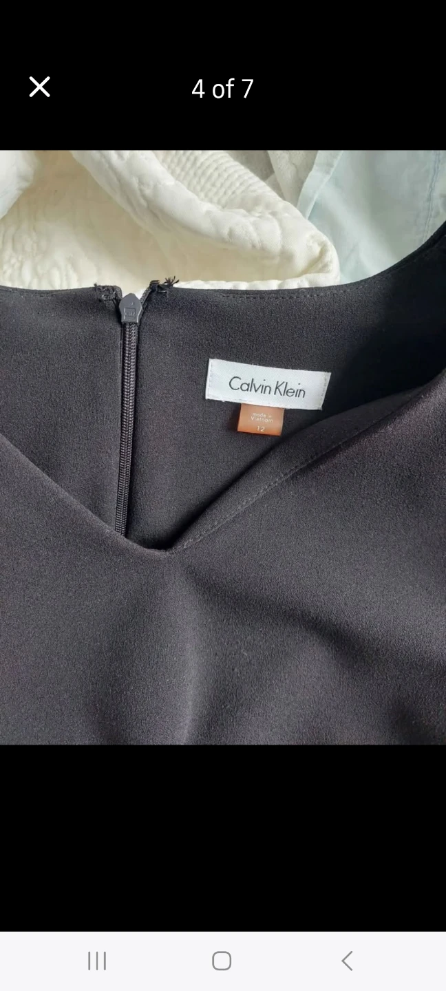 Calvin Klein Black Dress, Size 12 - photo 2