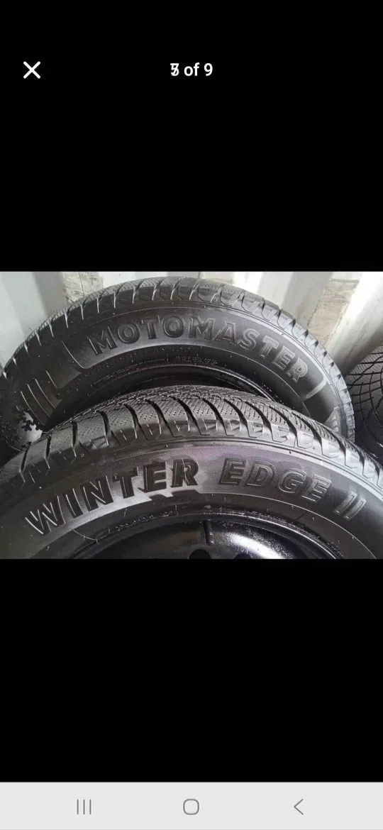 Set of 4 MOTOMASTER Winter Tires & Rims (235/65R18 5x114.3) image indicator(8)