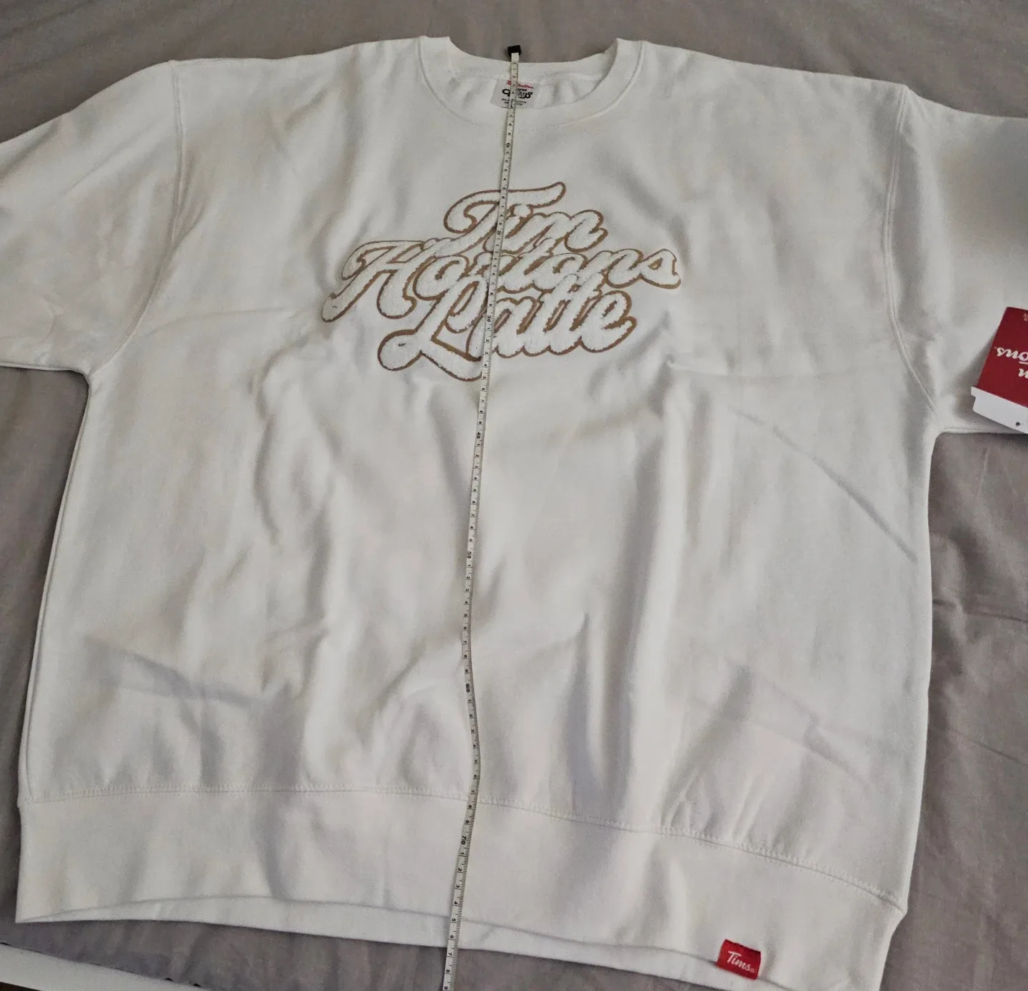 Tim Hortons Latte White Crewneck Sweatshirt image indicator(4)