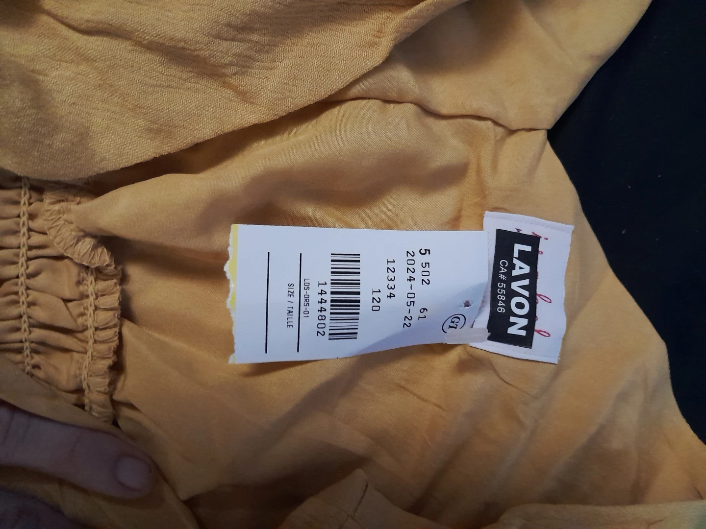 Lavon XS Dress - Mustard Yellow - photo 2
