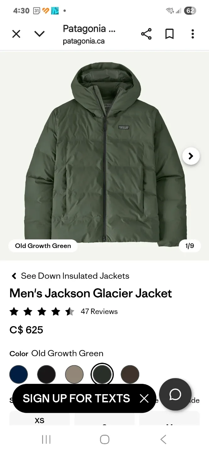 Patagonia Down Jacket