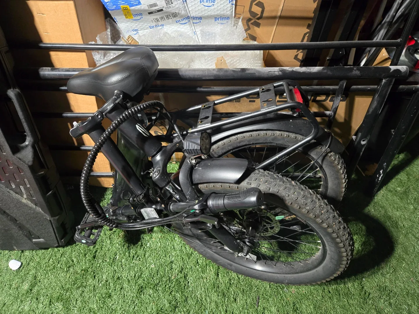 INVANTI Foldable Fat Tire Electric Bike ebike image indicator(2)