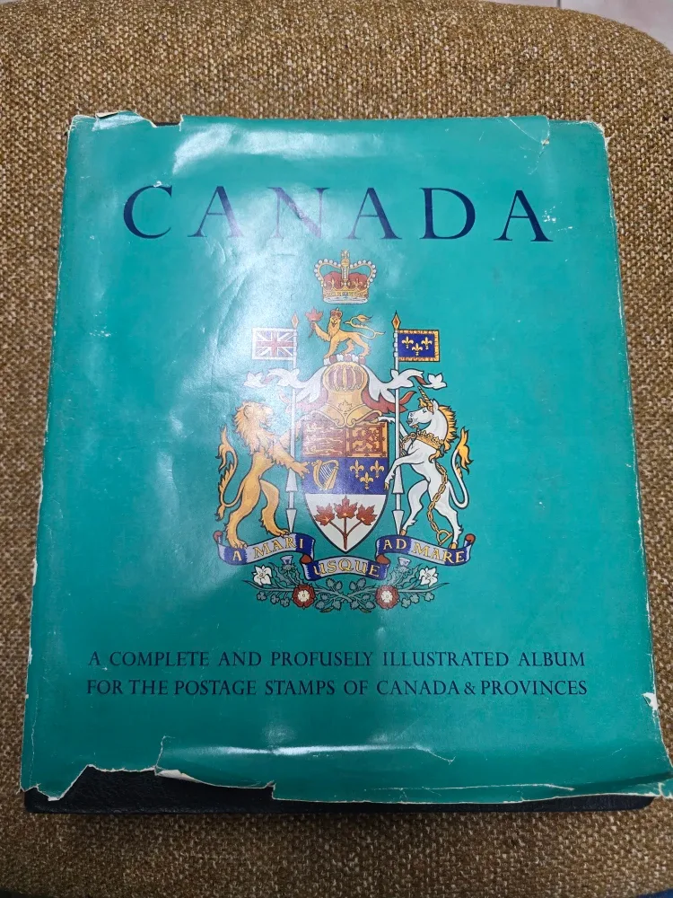 Vintage Canada Postage Stamp Album