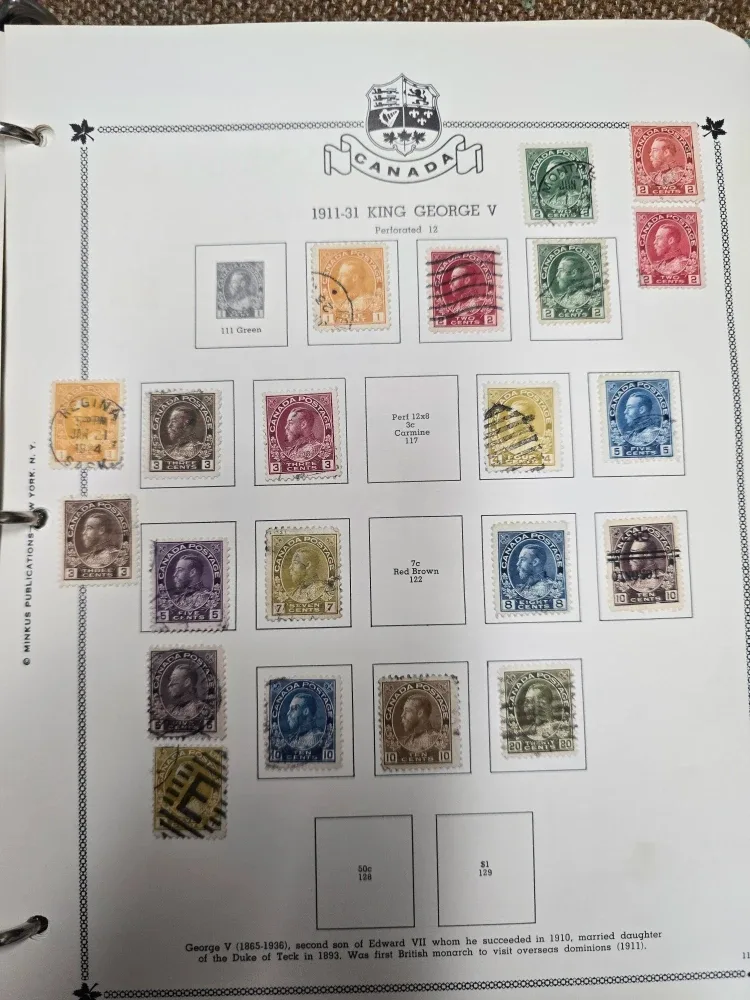 Vintage Canada Postage Stamp Album image indicator(2)