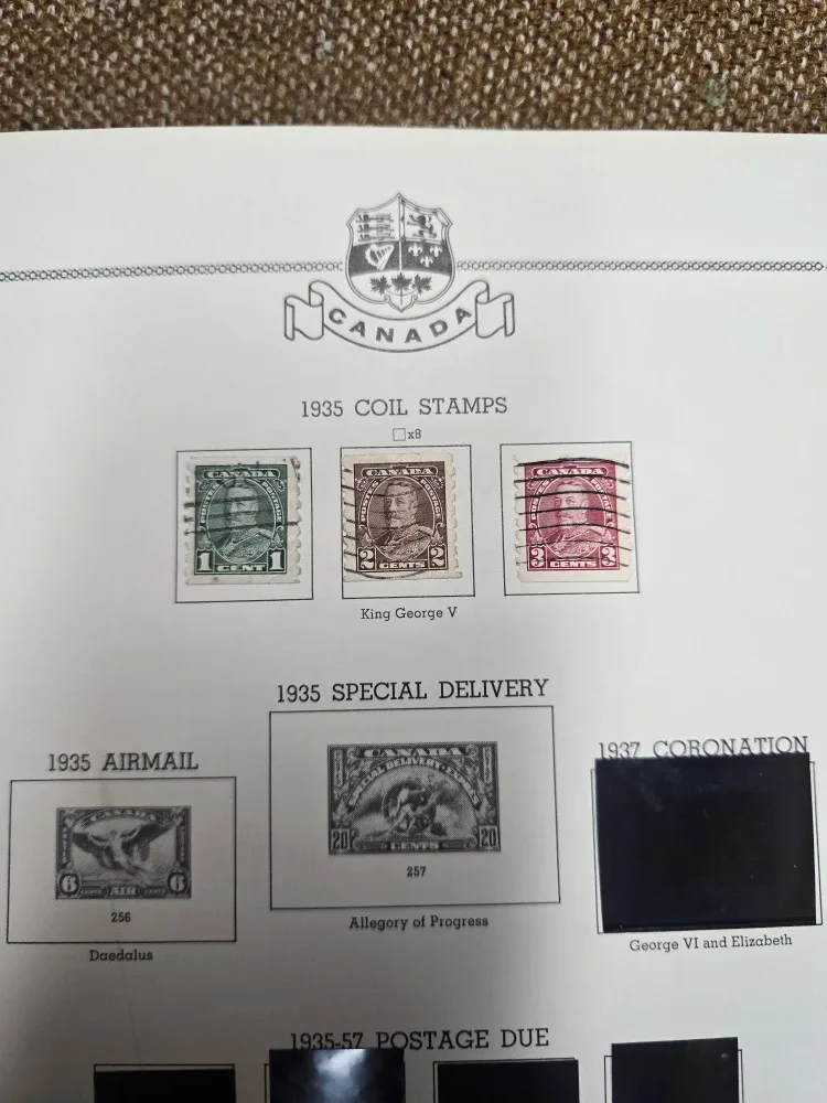 Vintage Canada Postage Stamp Album image indicator(4)