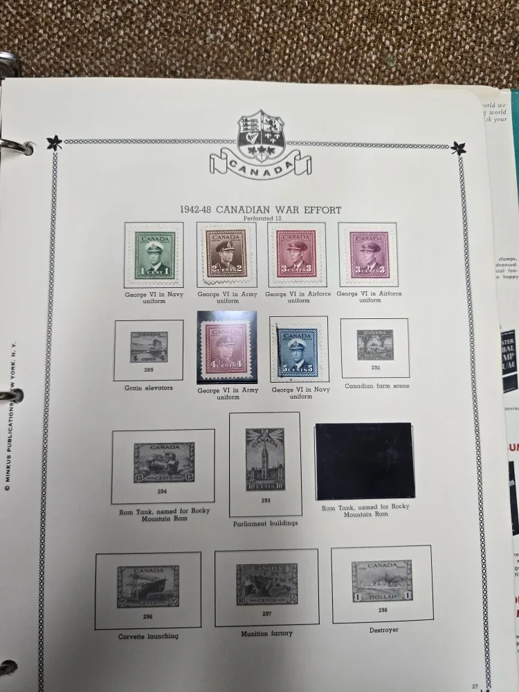 Vintage Canada Postage Stamp Album image indicator(5)