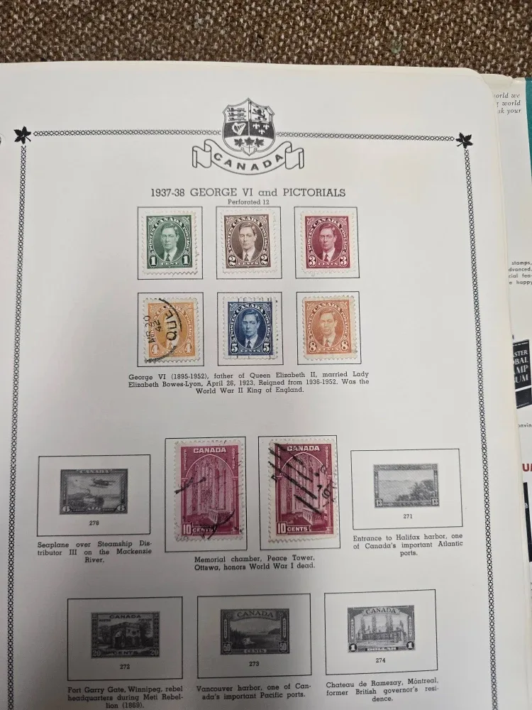 Vintage Canada Postage Stamp Album image indicator(7)