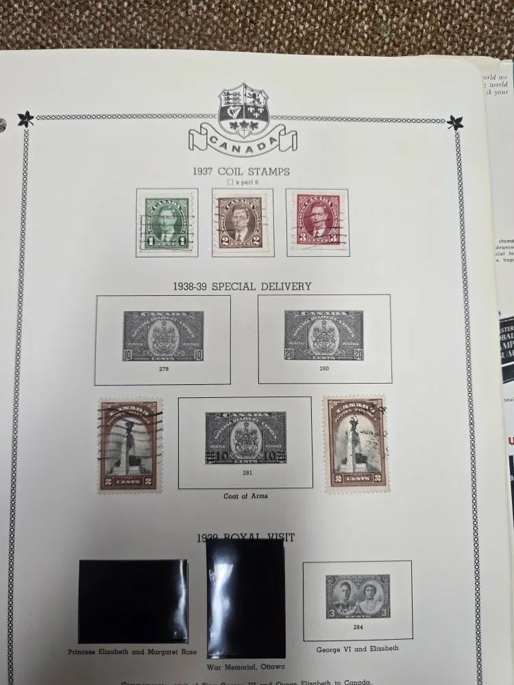 Vintage Canada Postage Stamp Album image indicator(8)
