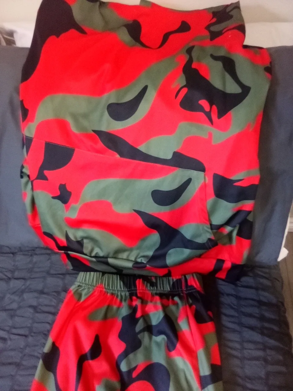 Camouflage Print Loungewear Set image indicator(2)