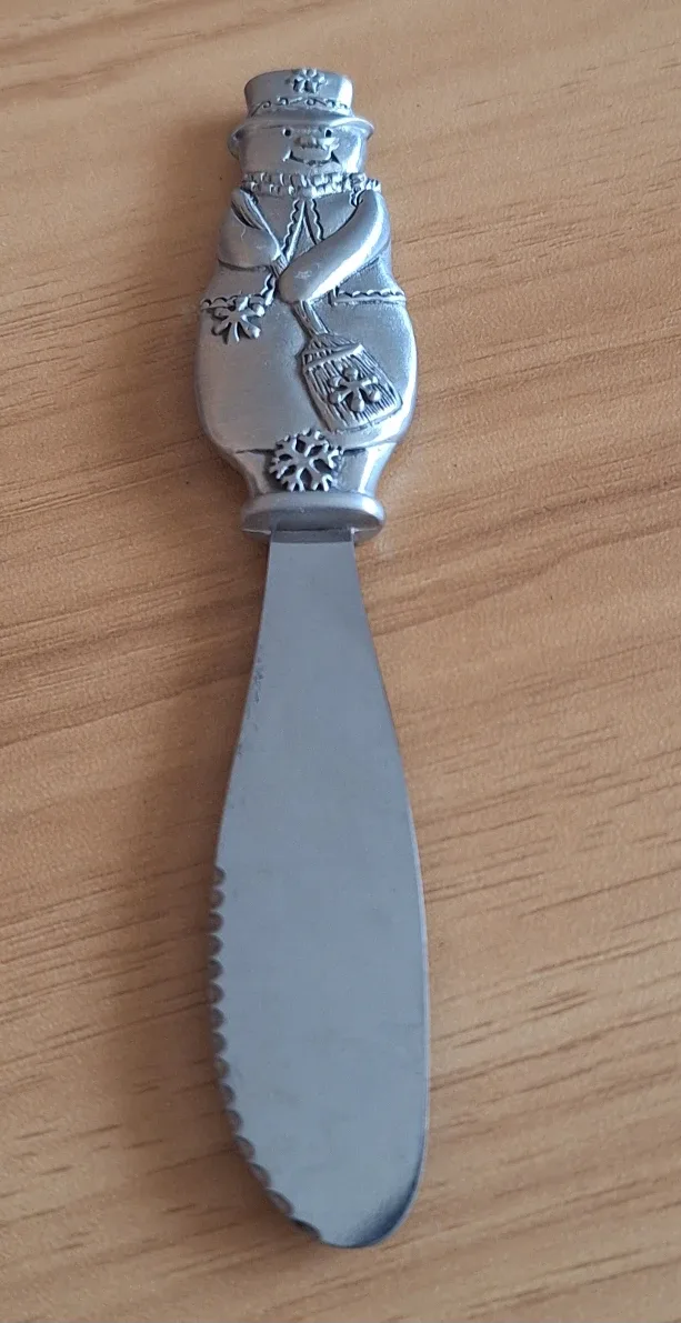 Marble and Pewter  Cheese Board with Spreader image indicator(3)