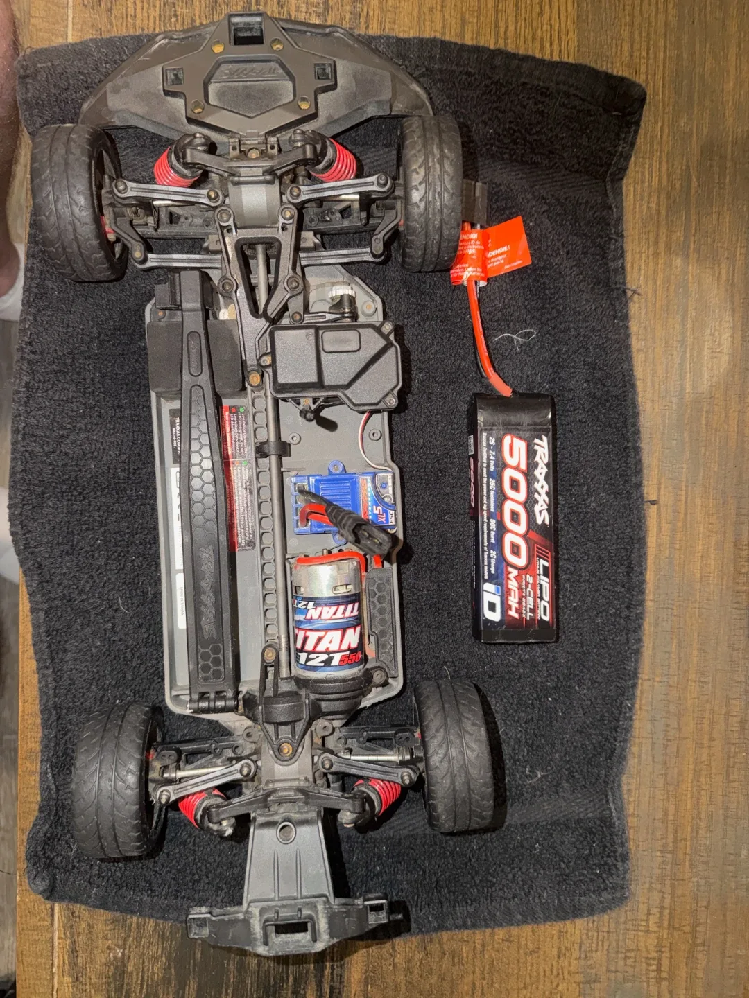 Traxxas Corvette C8 RC Car with upgraded motor image indicator(7)