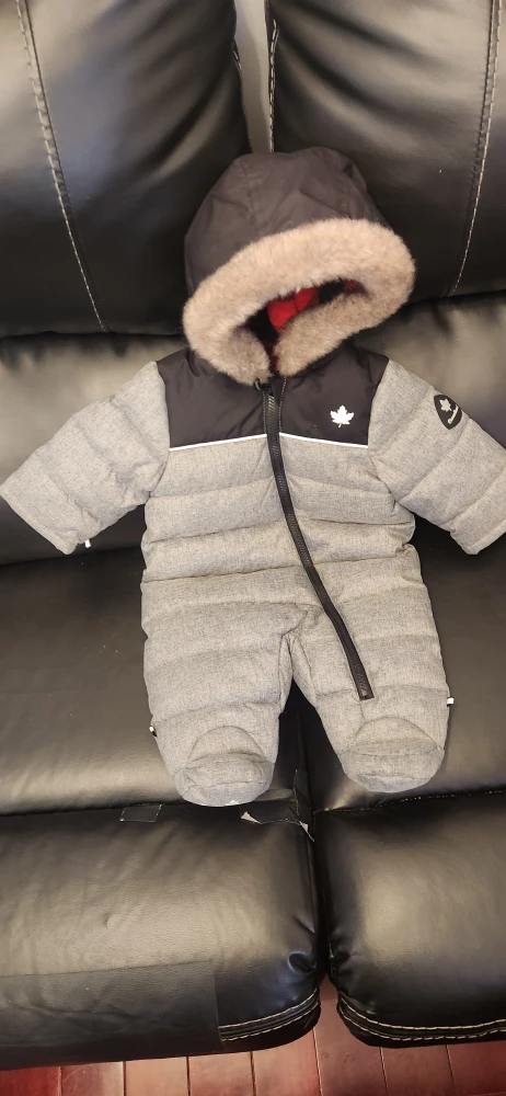 Canadiana Baby Snowsuit - Grey - photo 2