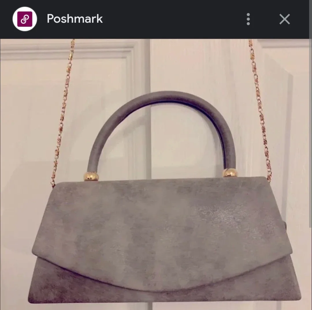 Kendall & James Grey Handbag-NEW