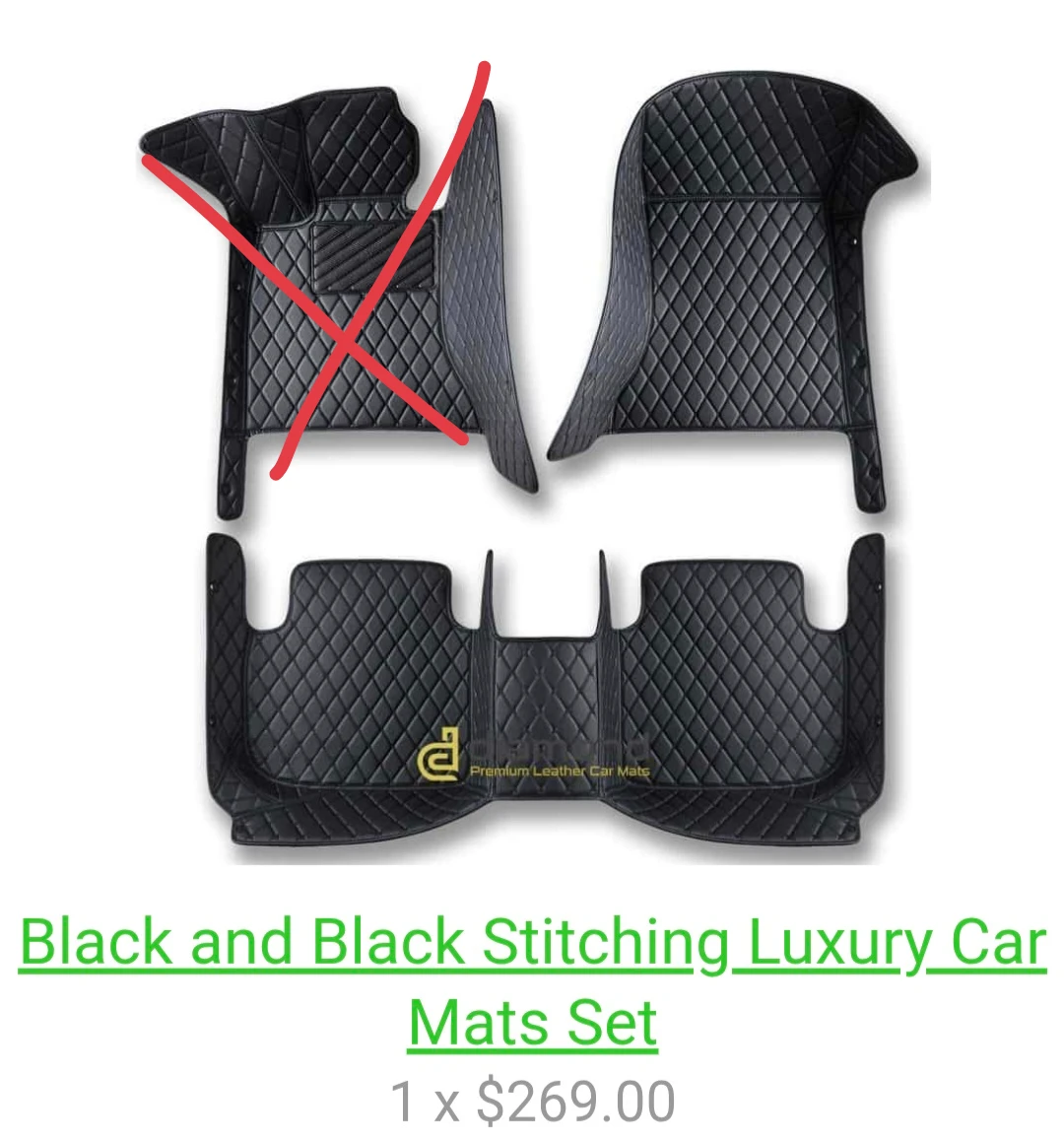Diamond Car Mats ( Honda Civic Sedan)