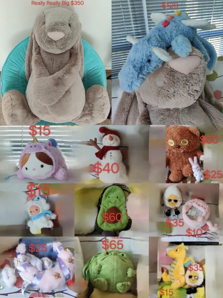 Jellycat, Disney etc stuffed toys image indicator(4)