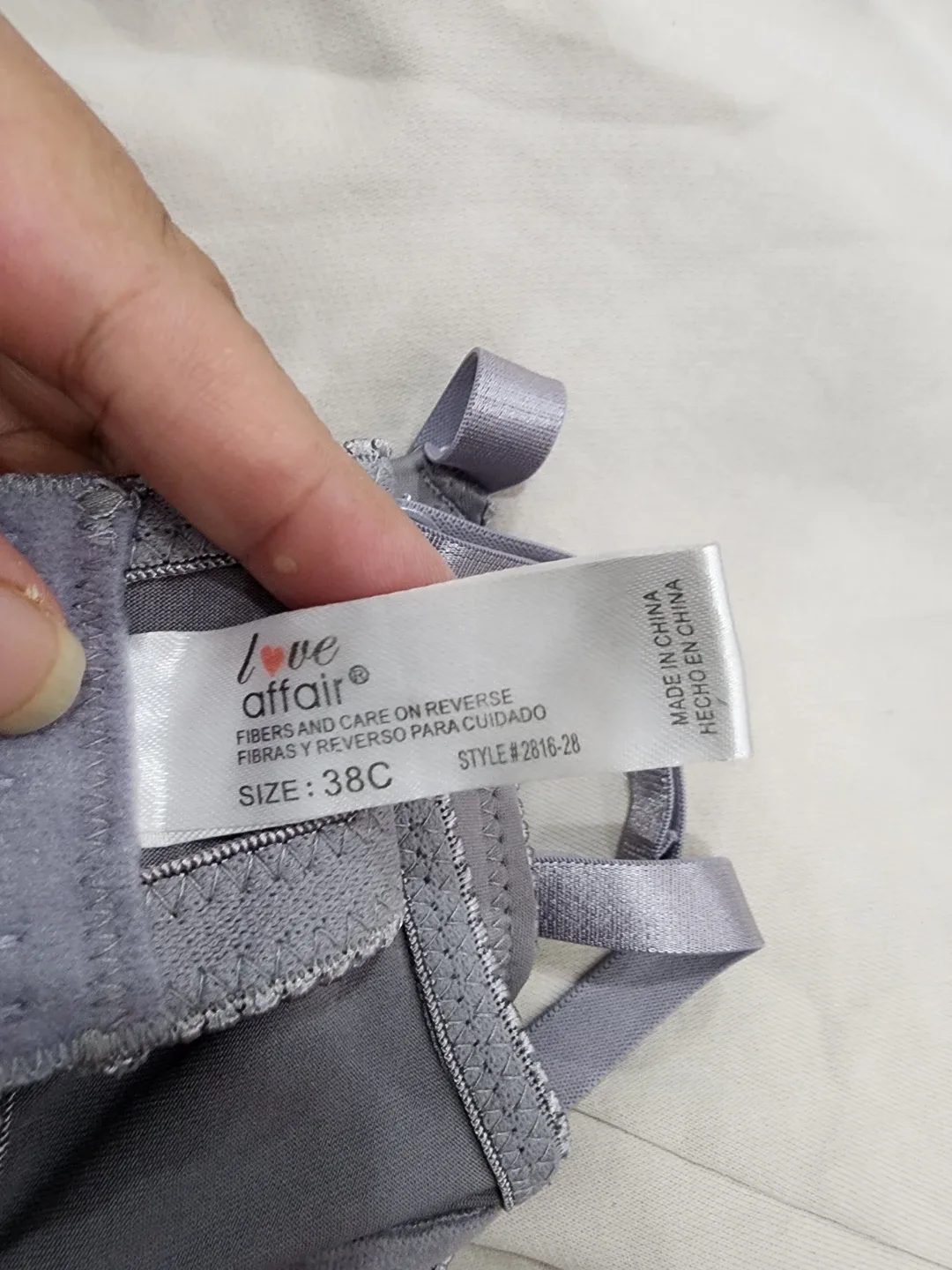 New Love Affair Bra - Size 38C image indicator(4)