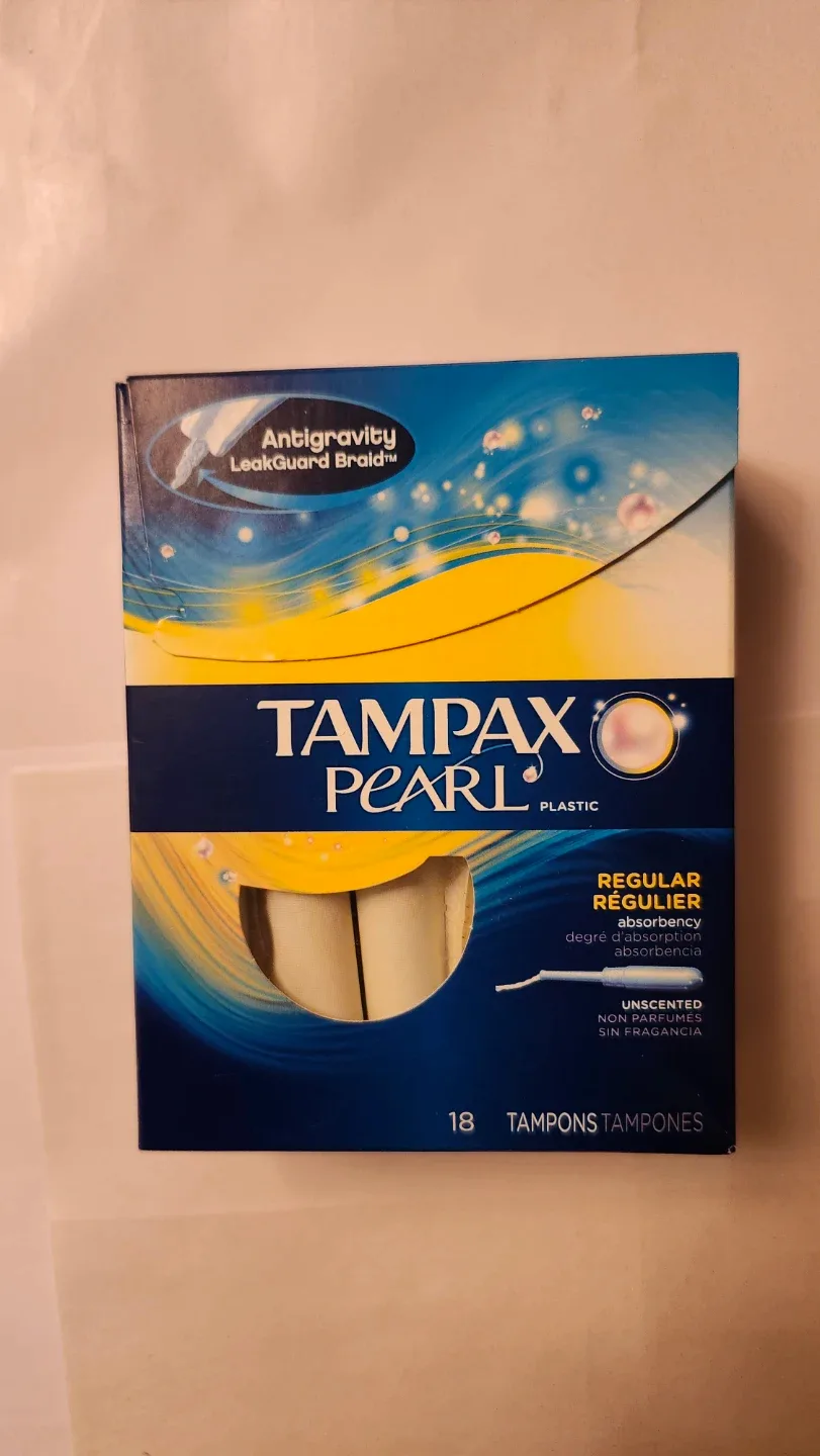 Brand New Tampax Pearl Regular Tampons, 18 Count