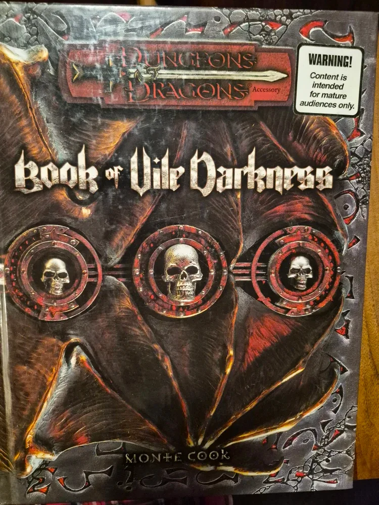 Dungeons & Dragons Book of Vile Darkness