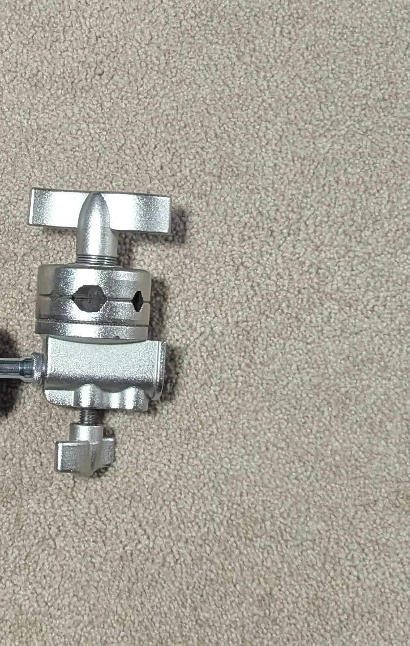 Silver Metal Rod with Clamp image indicator(2)