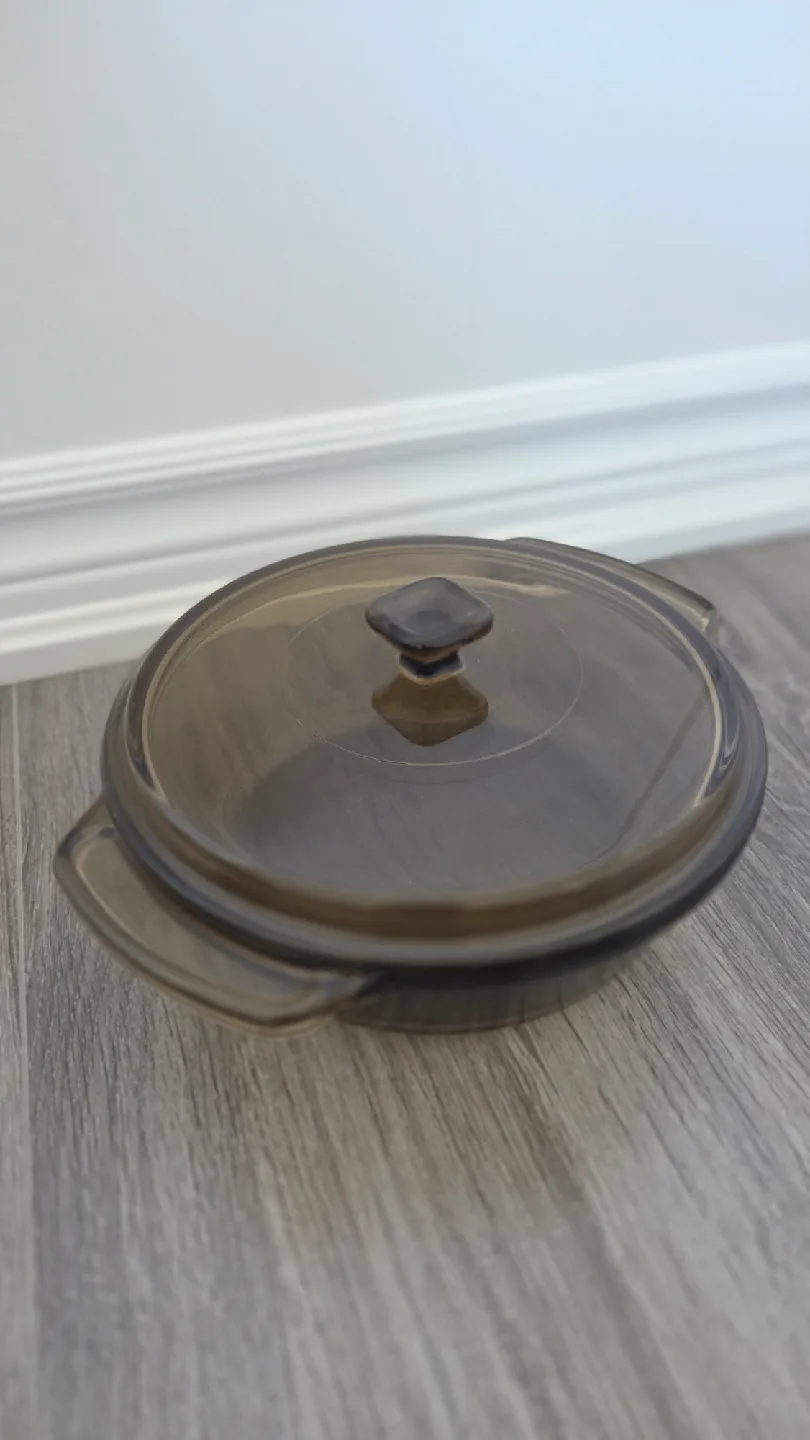 Visions Amber Glass Cookware Pot with Lid image indicator(2)