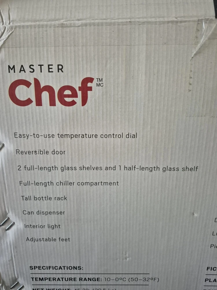 Master Chef Chest Freezer - White - photo 2