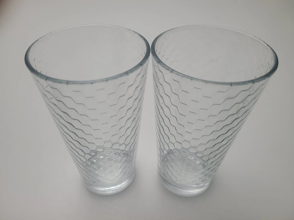 Set of 2 Textured Glasses - photo 2